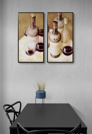 Tablou bucatarie vinuri - French Vintage