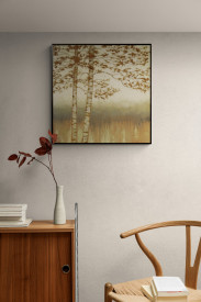 Tablou living copaci - Birch Silhouette II - Img 2