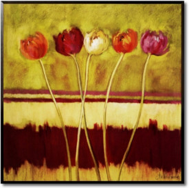 Tablou living flori - Dutch Ladies