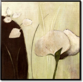 Tablou living flori - Flower And Leaves