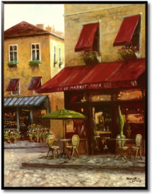 Tablou living magazin retro - Le Market Cafe
