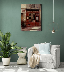 Tablou living magazine retro - Vins De Bourgogne - Img 4