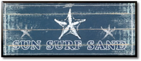 Tablou living tema marina - Sun Surf Sand