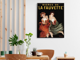 Tablou reclama vintage - Biere de La Fauvette