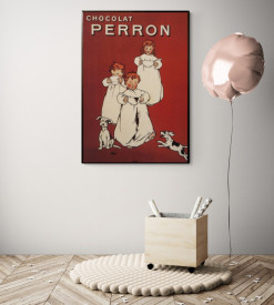 Tablou reclama vintage - Chocolat Perron - Img 2