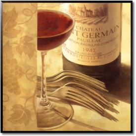 Tablou bucatarie vinuri - Chateau St Germain