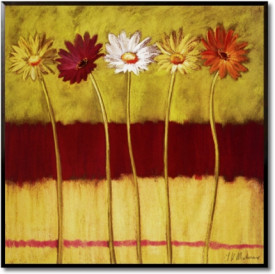 Tablou living flori - Pink Ladies