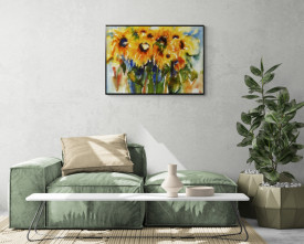 Tablou living flori - Sonnenblumen