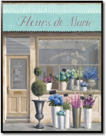 Tablou living magazin retro - Flower Store Errand
