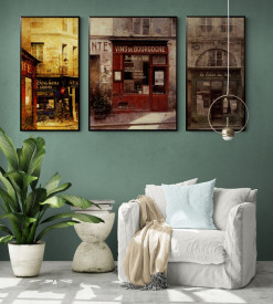 Tablou living magazine retro - Vins De Bourgogne - Img 5