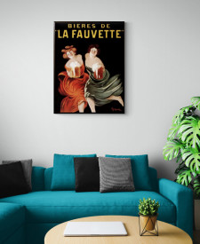 Tablou reclama vintage - Biere de La Fauvette