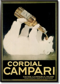 Tablou reclama vintage - Cordial Campari
