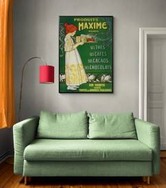 Tablou reclama vintage - Produits Maxime