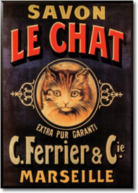 Tablou reclama vintage - Savon Le Chat