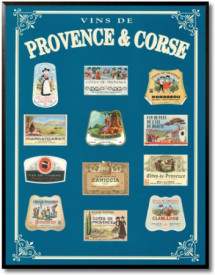 Tablou vintage vinuri - Vins de Provence