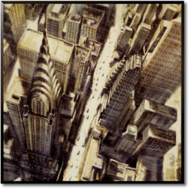 Aerial View of Chrysler Building