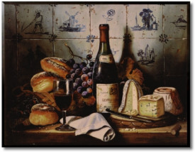 Tablou crama vinuri - A Fine Meal