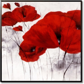 Tablou flori living - Pavot d Hiver VI