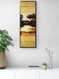 Tablou living copaci - Trees and stream II