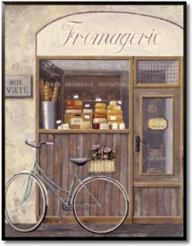 Tablou living magazin retro - Cheese Shop Errand