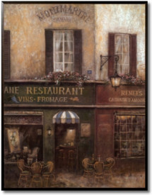 Tablou living magazine retro - Village Charm