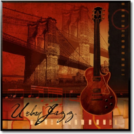 Tablou living muzica - Urban Jazz