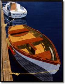 Tablou living tema marina - Two Dinghy's