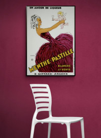 Tablou reclama vintage - Menthe Pastille