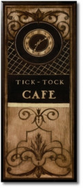 Tablou bucatarie - Tick Tock Cafe
