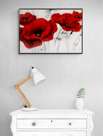 Tablou flori living - Pavot d Hiver II