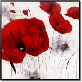 Tablou flori living - Pavot d Hiver V