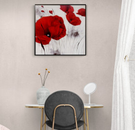 Tablou flori living - Pavot d Hiver V - Img 3