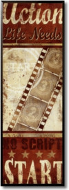 Tablou living Cinema - No Script