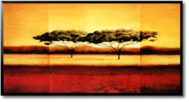 Tablou living copaci - Kenya