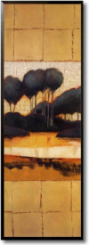 Tablou living copaci - Trees and stream I