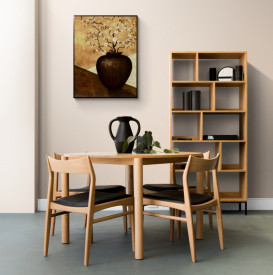 Tablou living flori - Cherry Blossom in Vase - Img 2