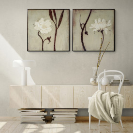 Tablou living flori - Ivory Bloom - Img 3