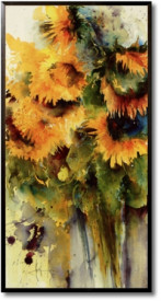 Tablou living flori - Sonnenblumen