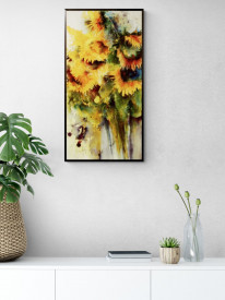 Tablou living flori - Sonnenblumen - Img 2