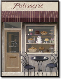 Tablou living magazin retro - Bakery Errand