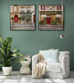 Tablou living magazin vintage - French Store II