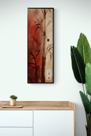 Tablou living tema Asia - Bamboo Design I - Img 2