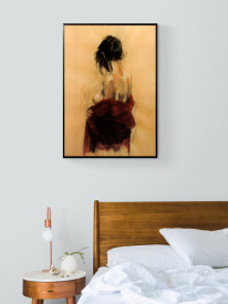 Tablou nud living - The Red Coat - Img 2