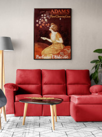 Tablou reclama vintage - Adams Pure Chewing Gum - Img 3