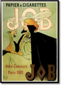 Tablou reclama vintage - Job papier a cigarettes