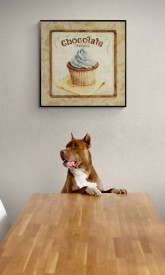 Tablou bucatarie briosa - Sweet Cupcakes Chocolate - Img 2