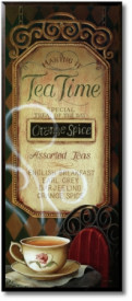 Tablou bucatarie - Tea Time Menu