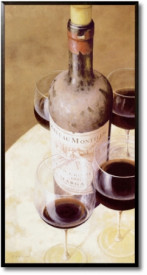 Tablou bucatarie vinuri - French Vintage
