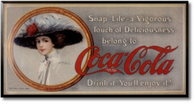 Tablou Coca Cola - The Coca Cola Girl