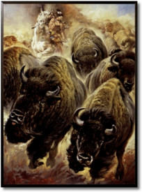 Tablou living animale - Buffeljagd